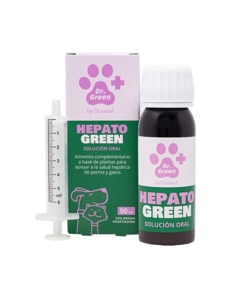Hepatogreen salud hepática de perros y gatos 50 ml DR GREEN