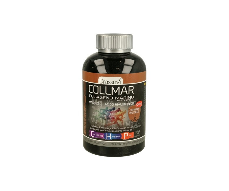 Collmar Colágeno Marino con Magnesio (Sabor Choco Galleta) 180 comprimidos Drasanvi