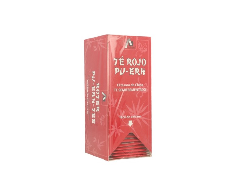 Té rojo Pu-Erh 25 bolsitas infusoras de 2g Madal Bal