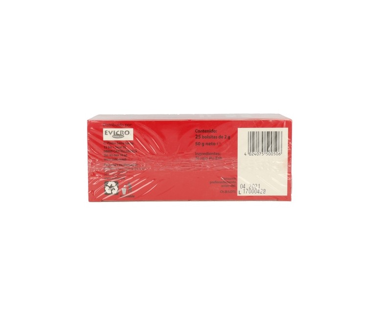 Té rojo Pu-Erh 25 bolsitas infusoras de 2g Madal Bal