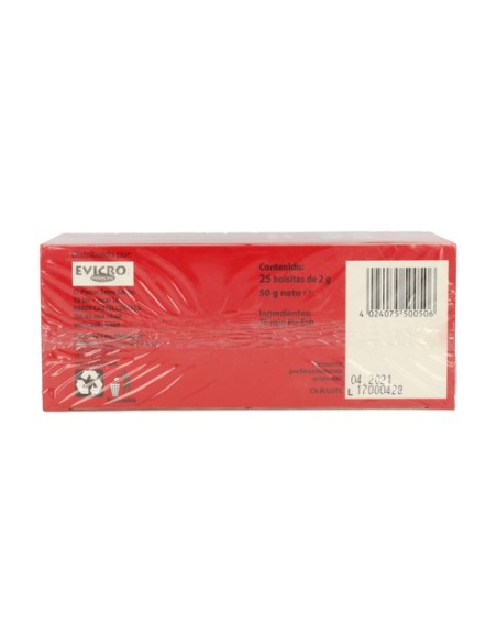 Té rojo Pu-Erh 25 bolsitas infusoras de 2g Madal Bal