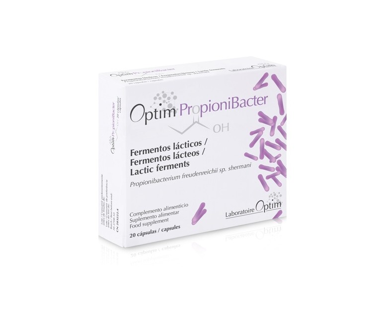 Optim propionibacter - Tránsito intestinal 20 cápsulas Optim Laboratoire