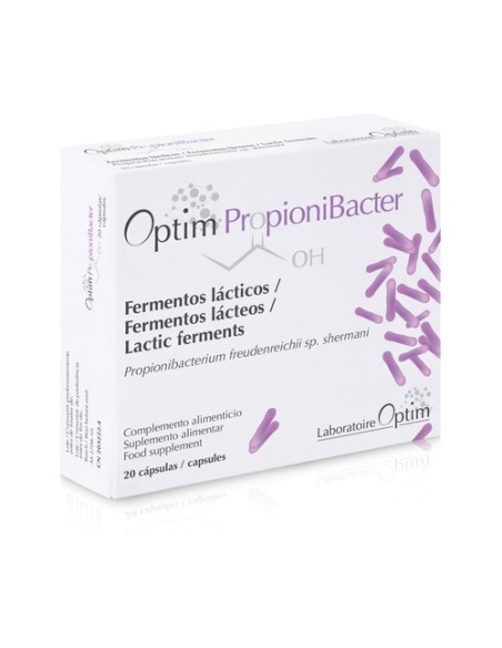 Optim propionibacter - Tránsito intestinal 20 cápsulas Optim Laboratoire