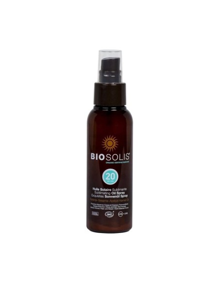 Aceite solar SPF20 100 ml de aceite BIOSOLIS