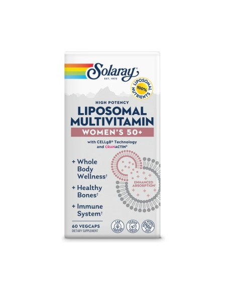 Liposomal multivitamínico mujer +50 60 cápsulas vegetales Solaray