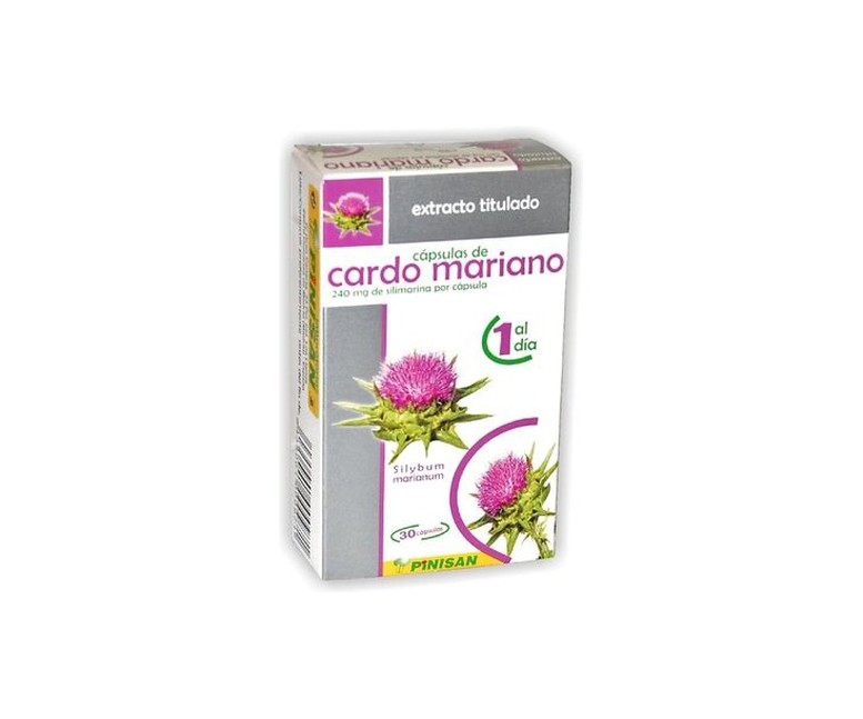 Cardo Mariano Extracto Triturado 30 cápsulas Pinisan