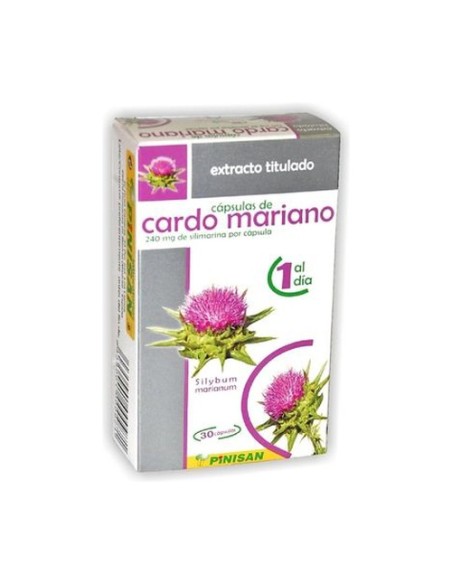 Cardo Mariano Extracto Triturado 30 cápsulas Pinisan