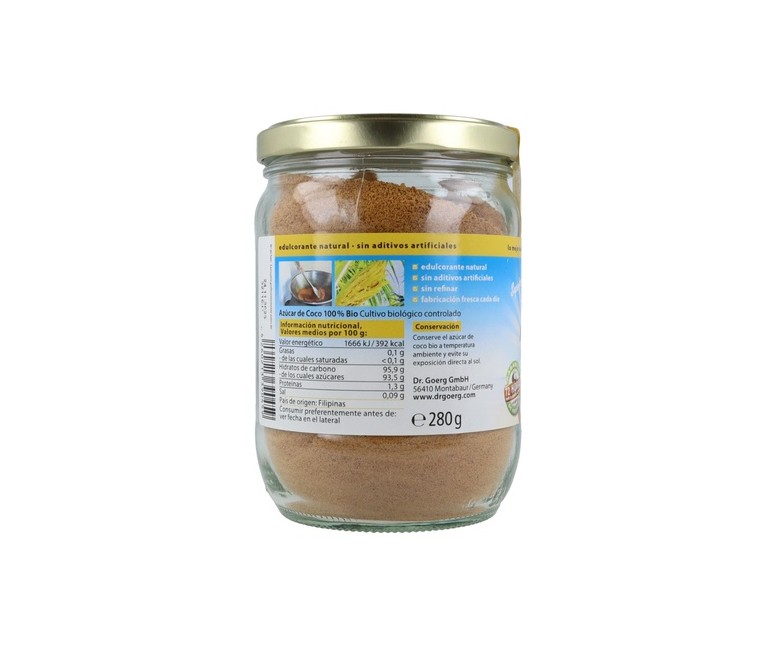 Azúcar de Coco Bio 280 g Dr. Goerg