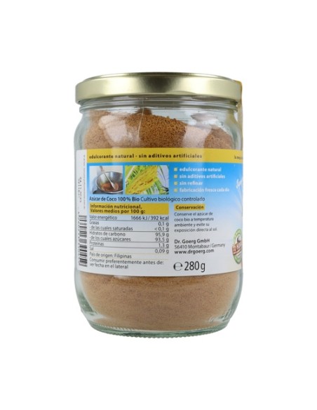 Azúcar de Coco Bio 280 g Dr. Goerg