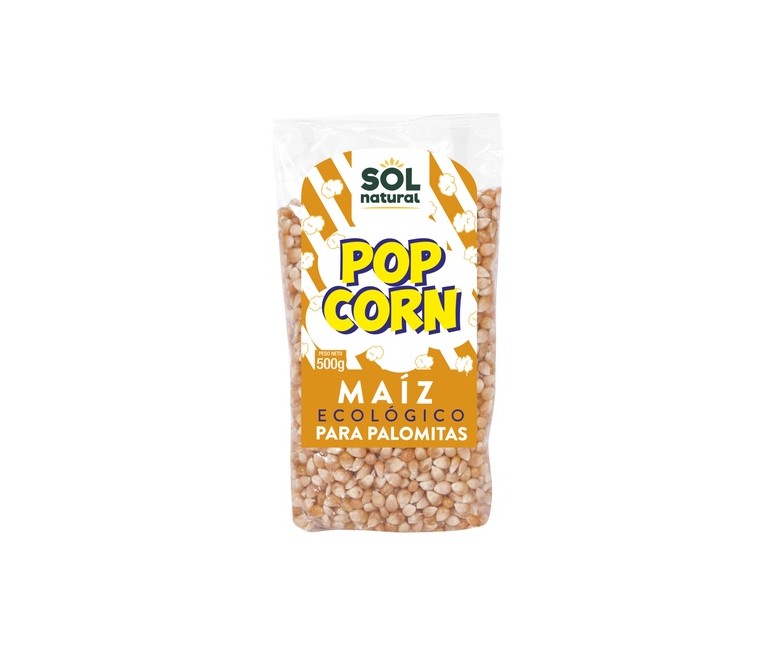 Maíz para palomitas Bio 500 g Sol Natural