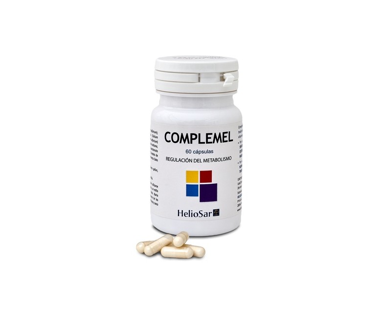 Complemel regulación del metabolismo 60 cápsulas de 500mg Heliosar
