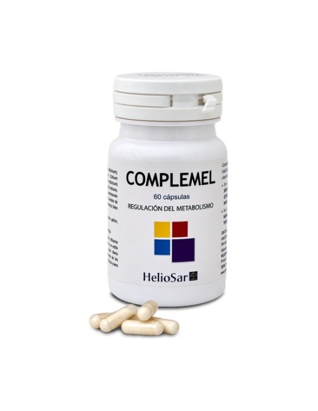 Complemel regulación del metabolismo 60 cápsulas de 500mg Heliosar