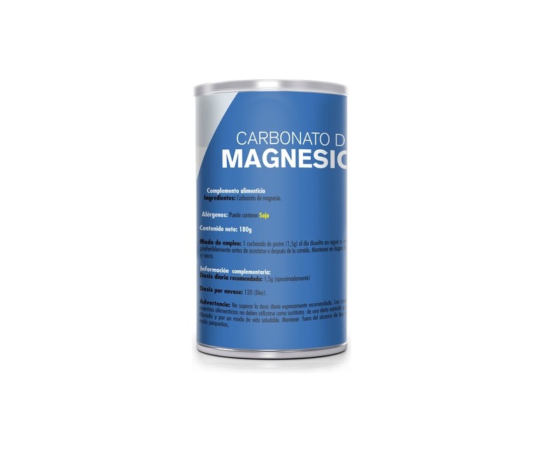 Carbonato de magnesio 180 g de polvo GHF
