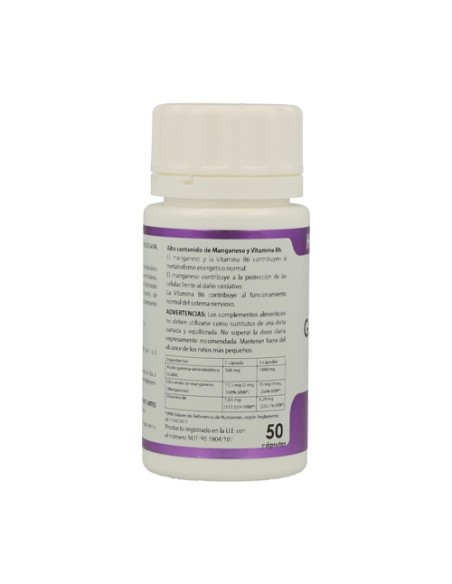 Gaba plus Holomega 50 cápsulas de 750mg Equisalud