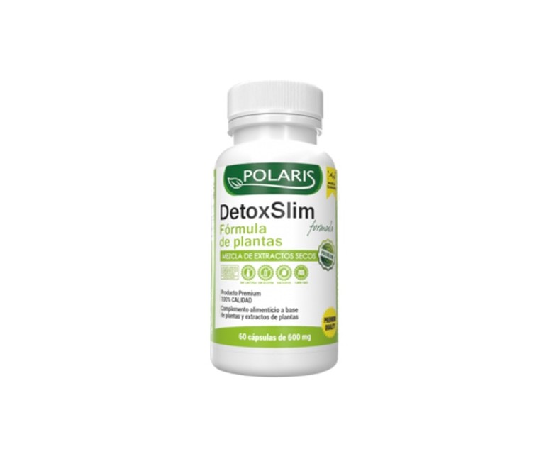 Detox slim 500 mg 60 cápsulas de 500mg Polaris