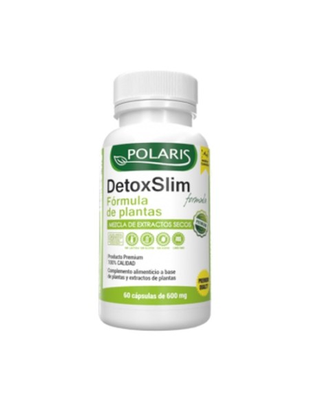 Detox slim 500 mg 60 cápsulas de 500mg Polaris