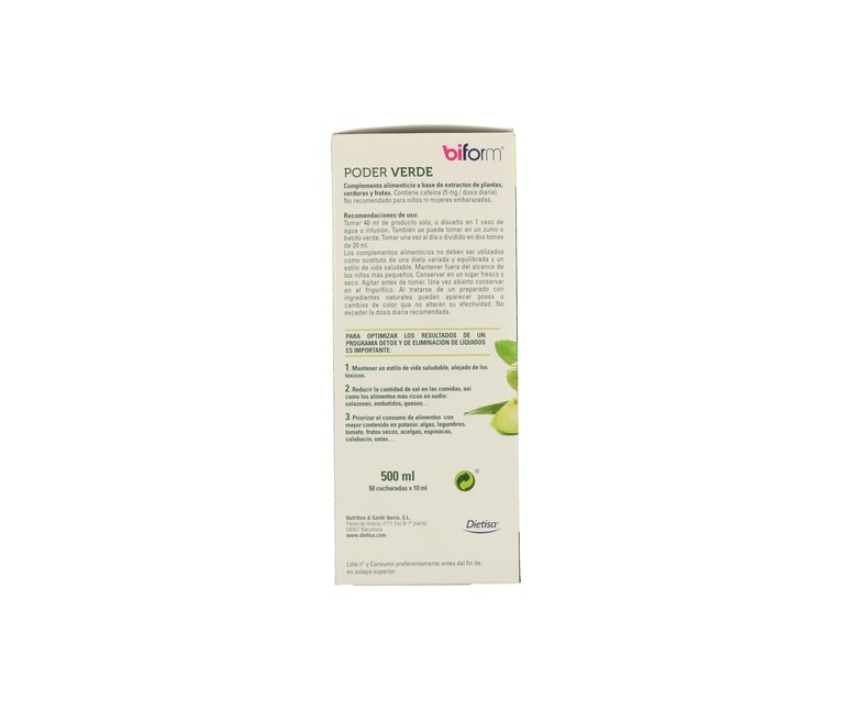 Poder Verde 500 ml Biform