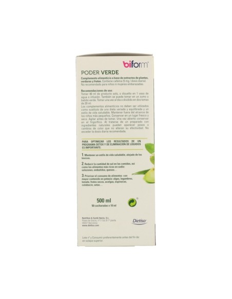 Poder Verde 500 ml Biform
