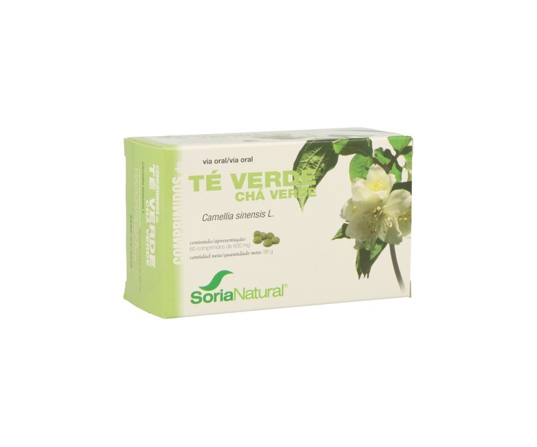 Té Verde Comprimidos 60 comprimidos Soria Natural