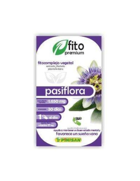 Fito Premium Pasiflora 30 cápsulas Pinisan