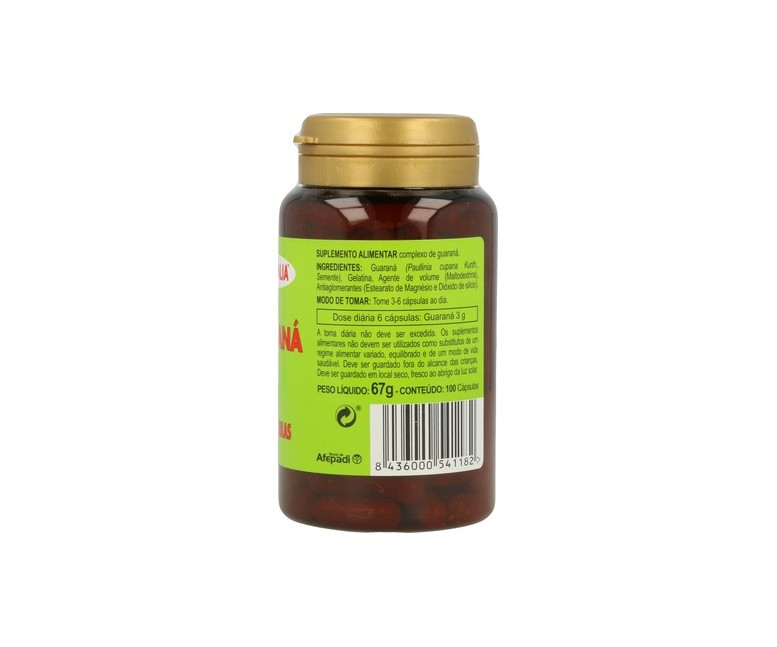 Guarana 100 cápsulas Integralia