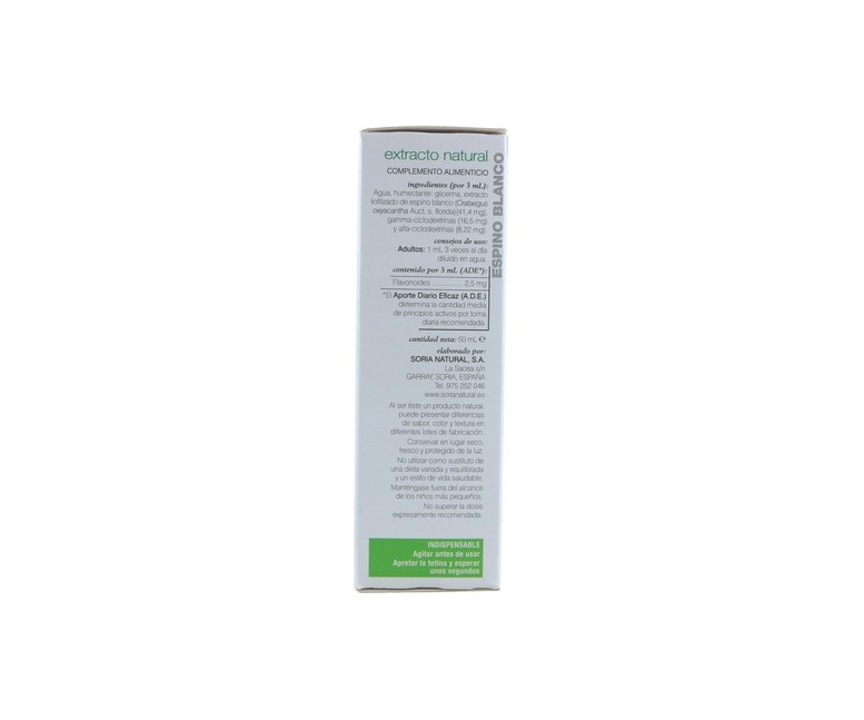 Extracto de espino blanco Fórmula XXI 50 ml Soria Natural