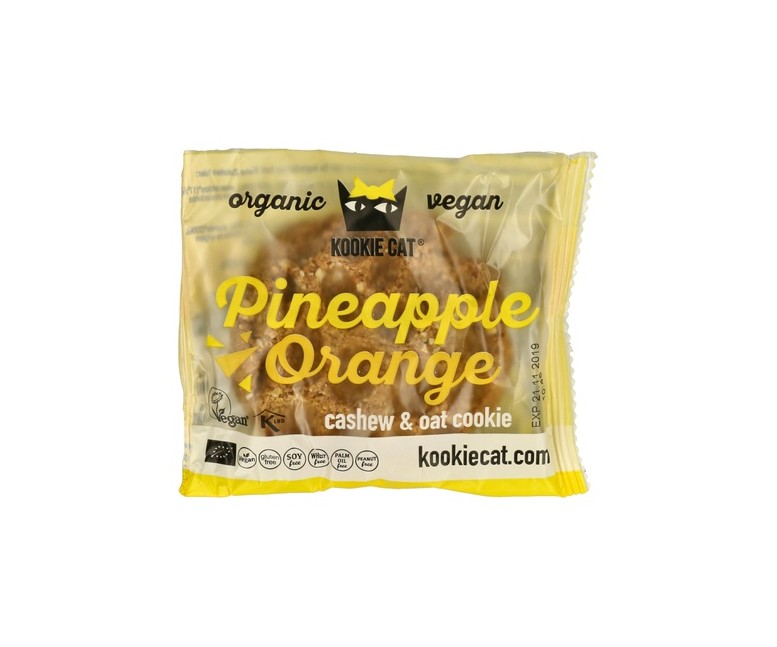 Galleta de Piña y Naranja 1 unidad de 50g Kookie Cat