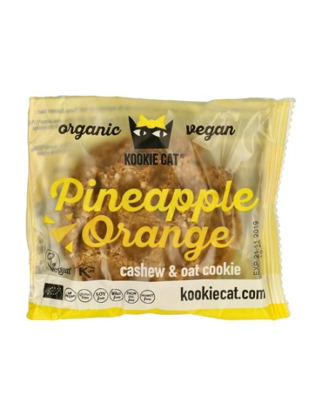Galleta de Piña y Naranja 1 unidad de 50g Kookie Cat