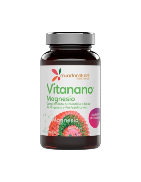 Vitanano magnesio liposomado 30 cápsulas Mundonatural