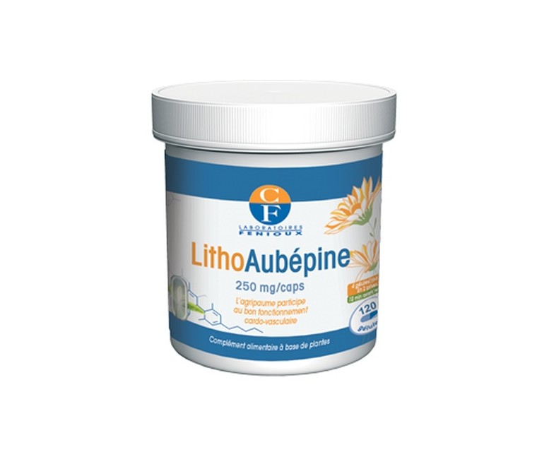 LithoAubepine 120 cápsulas de 250mg Fenioux