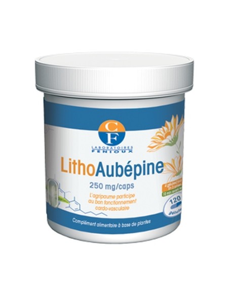 LithoAubepine 120 cápsulas de 250mg Fenioux
