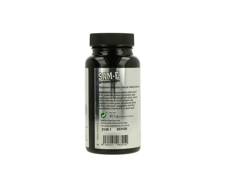 SAM-E Extreme Purity 60 cápsulas Mega Plus