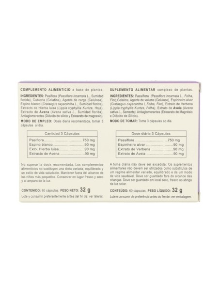 Pasiflora Plus 60 cápsulas Integralia