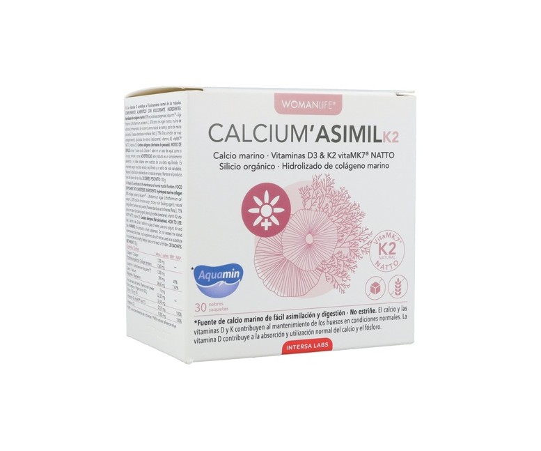 Calcium asimil K2 30 sobres Intersa