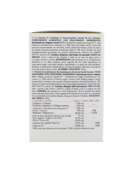 Calcium asimil K2 30 sobres Intersa