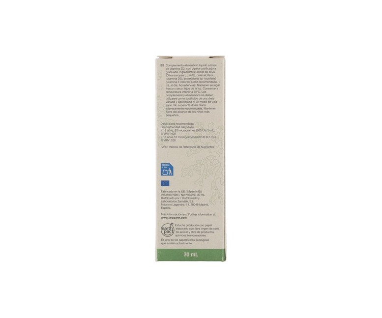Vitamina D3 (Family) 30 ml Veggunn