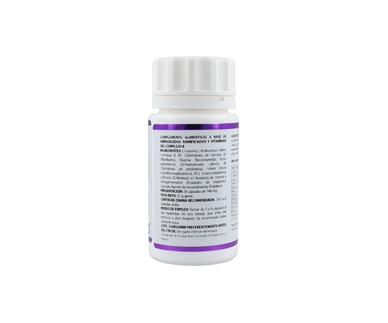 Aminoácidos ramificados Holomega 50 cápsulas de 740mg Equisalud