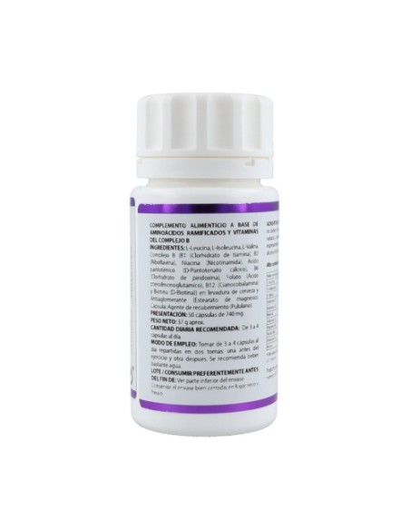 Aminoácidos ramificados Holomega 50 cápsulas de 740mg Equisalud