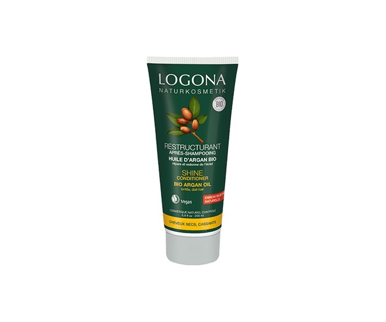 Acondicionador capilar brillo Argán Bio 200 ml Logona