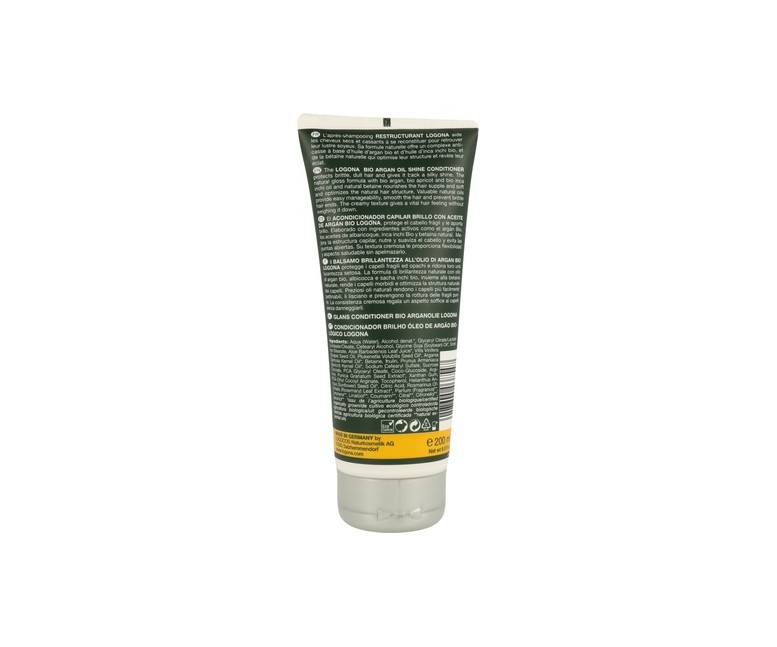 Acondicionador capilar brillo Argán Bio 200 ml Logona