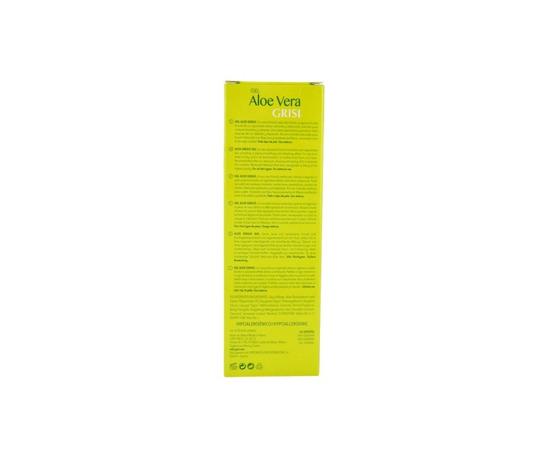 Gel puro corporal Aloe Vera 250 ml de gel Grisi
