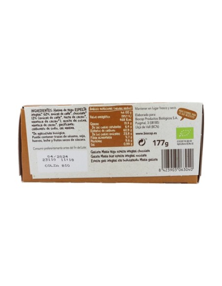 Galleta María de Trigo Espelta 177 g Biocop