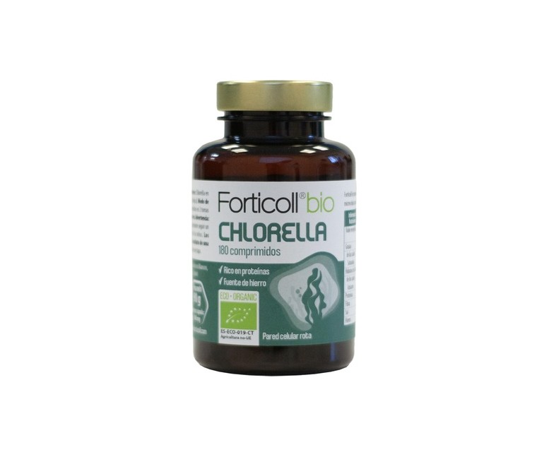 Clorella Bio 180 comprimidos de 500mg Forticoll