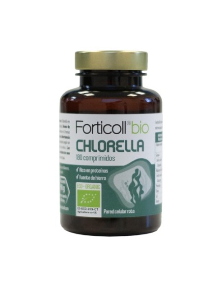 Clorella Bio 180 comprimidos de 500mg Forticoll