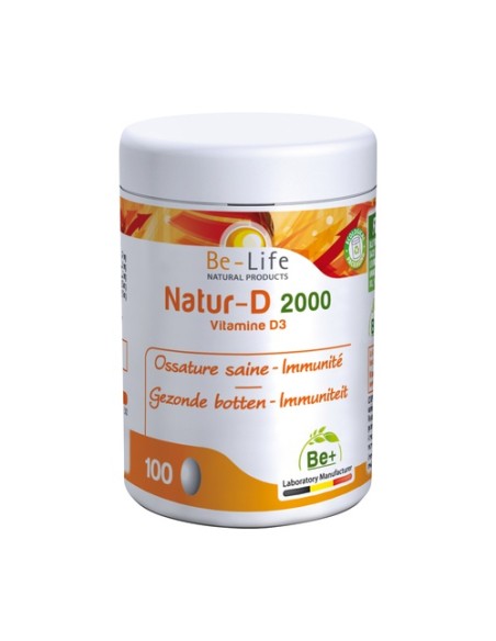 Natur-D 2000 UI 100 cápsulas Be-Life