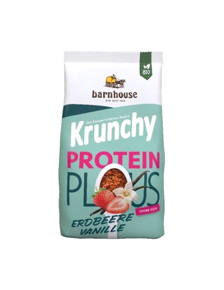 Muesli krunchy protein plus fresa vainilla 325 g Barnhouse