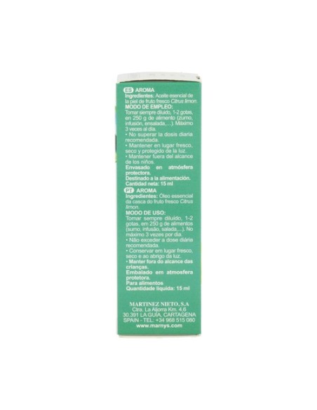 Aceite esencial de limón 15 ml MARNYS®
