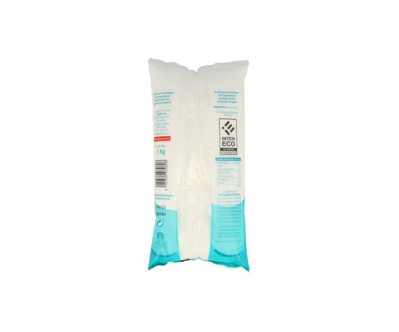 Sal marina fina Ecológica 1 kg El Granero Integral