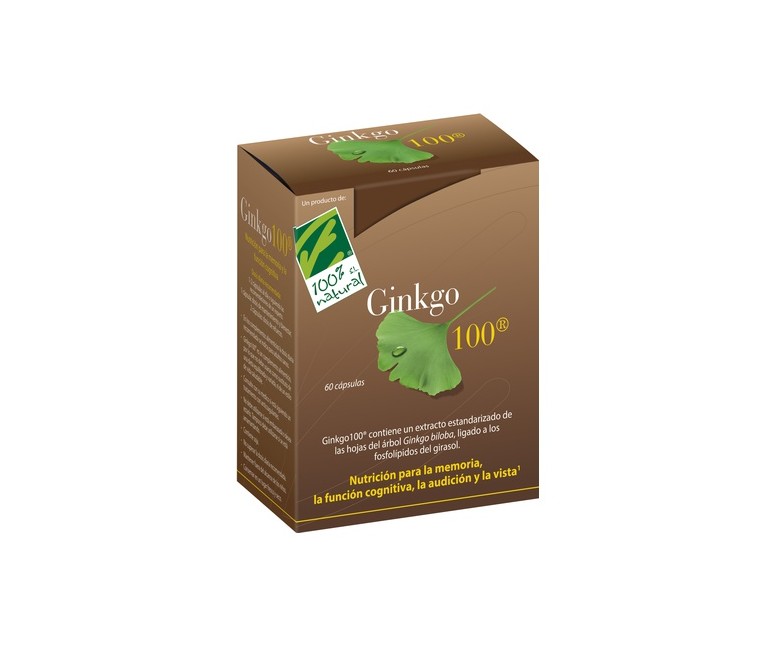 Ginkgo 100 60 cápsulas 100% Natural