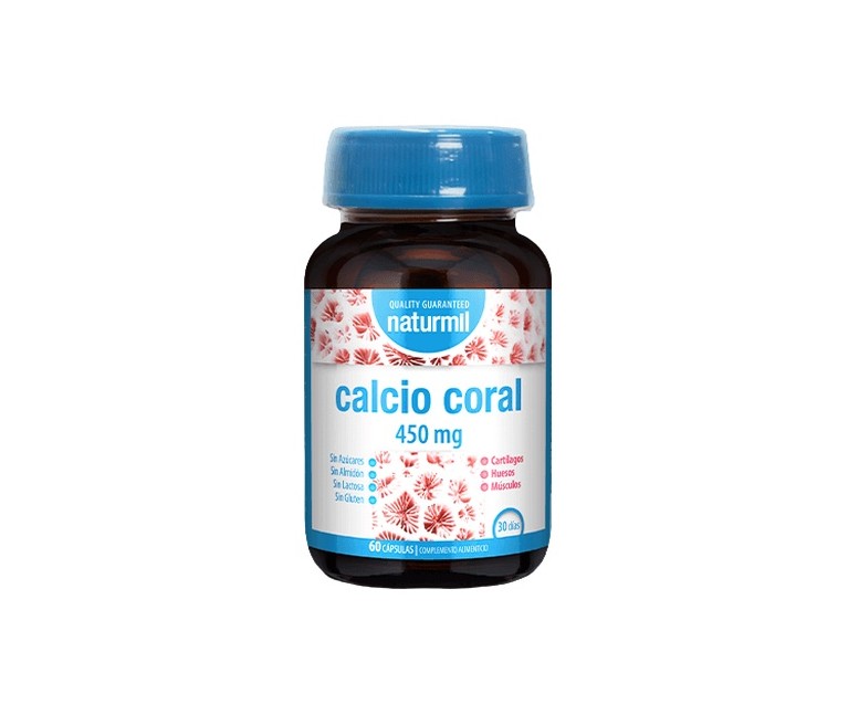 Calcio coral 450mg 60 cápsulas Dietmed
